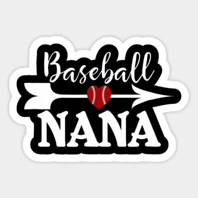 Baseball NANA Proud Grandma Mothers Day Sticker by Vigo